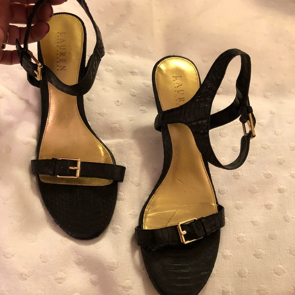 🎉Sale🎉 Ralph Lauren black heels, sz 8 1/2